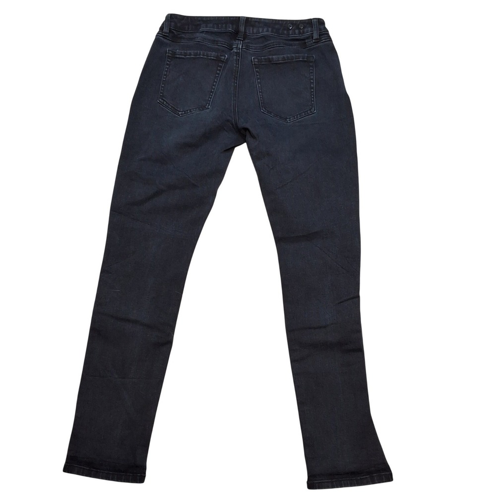 Cabi Slim Boyfriend Jeans Black Distressed Denim Pants Size 4 - Picture 3 of 6